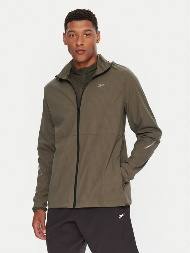 Reebok Kurtka do biegania Wayne RK25175CCM Zielony Regular Fit