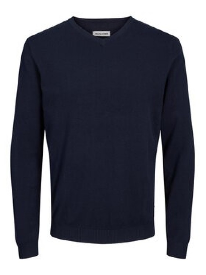 Jack & Jones Sweter 12137194 Granatowy Regular Fit