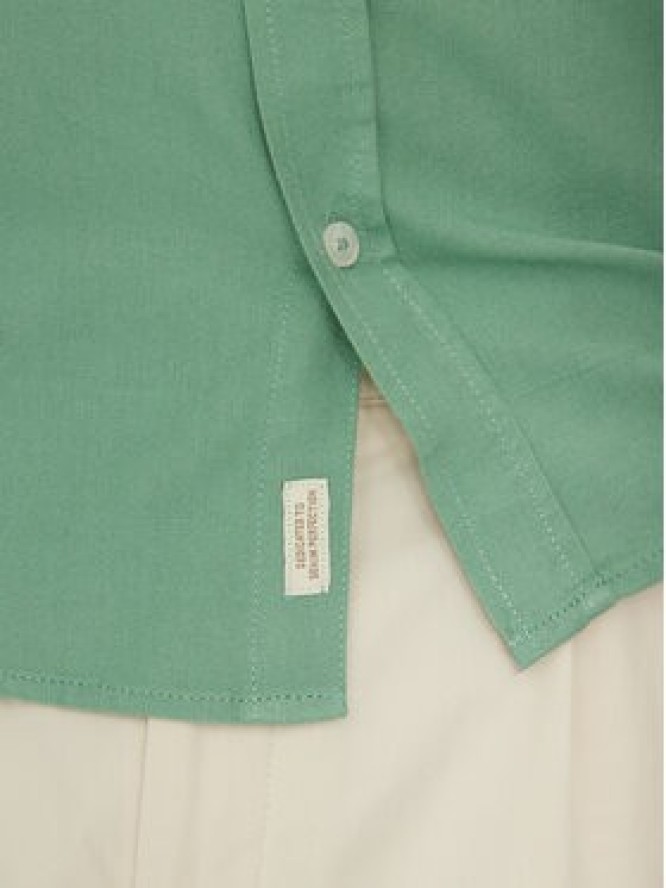 Blend Koszula 20717859 Zielony Regular Fit