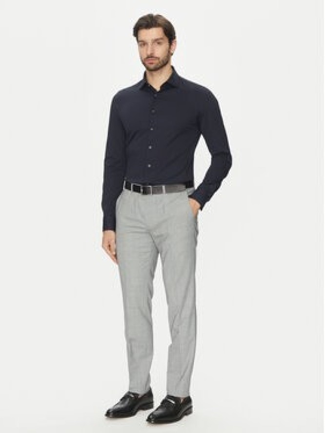 Michael Kors Koszula MD0MD91498 Granatowy Slim Fit
