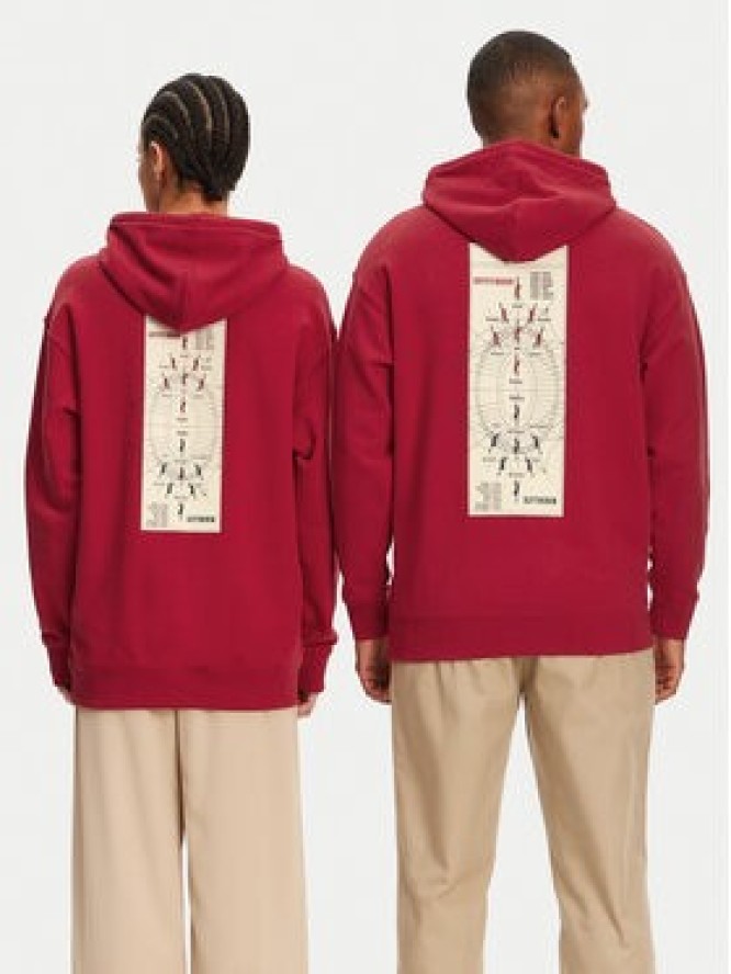 Puma Bluza Unisex Harry Potter 630093 Czerwony Relaxed Fit