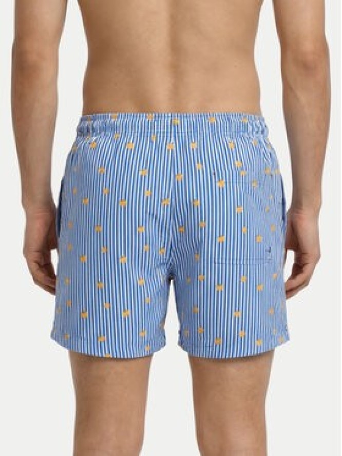 Jack & Jones Szorty kąpielowe Maui Breeze 12291425 Niebieski Regular Fit