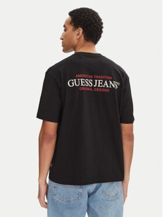 Guess Jeans T-Shirt M4BI75 K8FQ4 Czarny Oversize