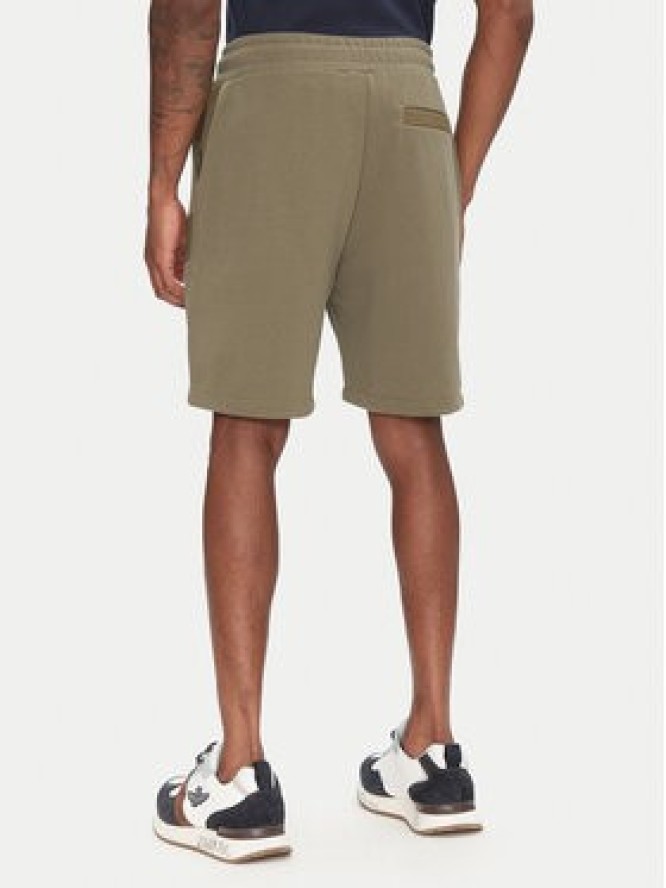 Aeronautica Militare Szorty sportowe 251BF020F584 Khaki Regular Fit