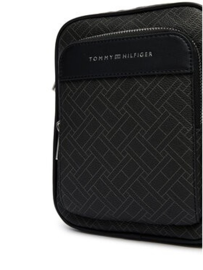 Tommy Hilfiger Saszetka Th Flag Monogram Mini Reporter AM0AM14138 Czarny