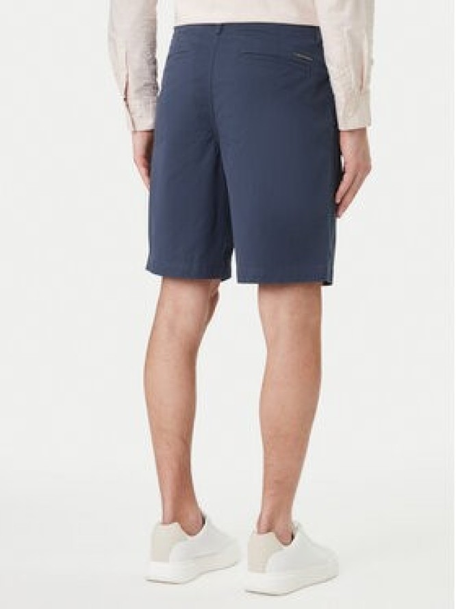 Calvin Klein Jeans Szorty materiałowe LV04RF617G Granatowy Regular Fit