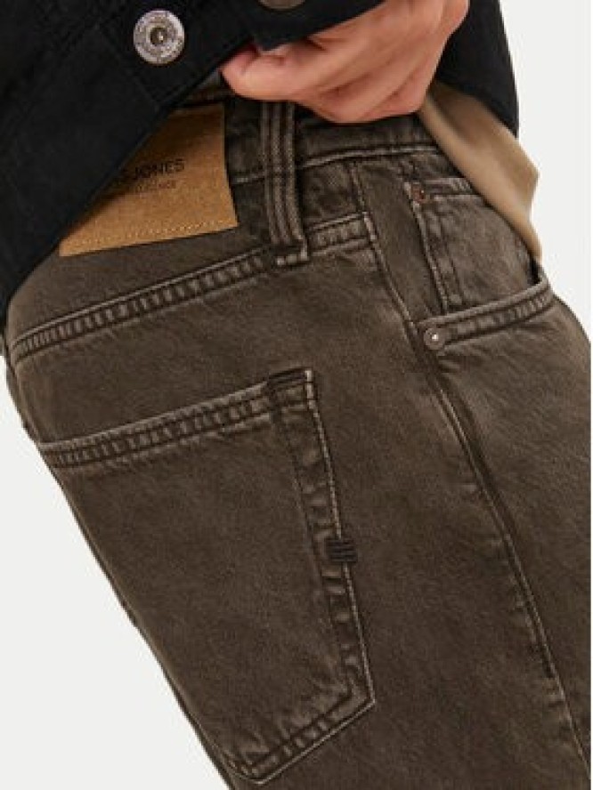 Jack & Jones Jeansy Chris 12246401 Brązowy Relaxed Fit