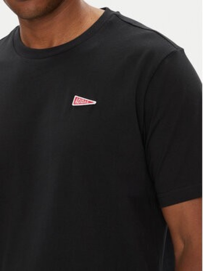 adidas T-Shirt Pennant Trim Graphic JL9228 Czarny Regular Fit