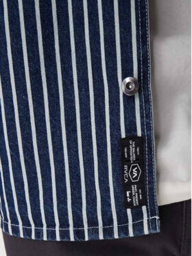 RVCA Koszula jeansowa Dayshift Hickory 23A053511 Niebieski Regular Fit