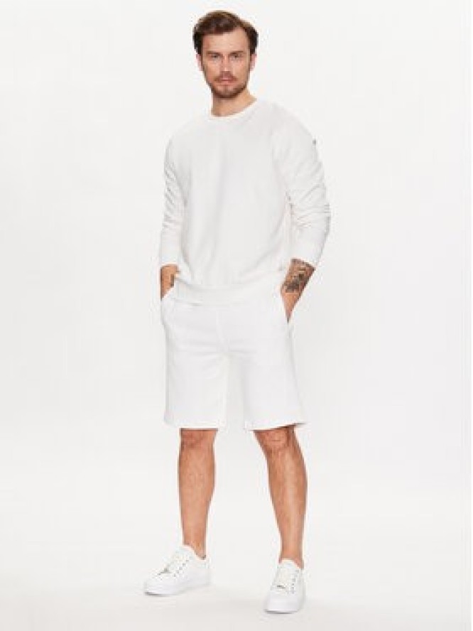 Guess Szorty sportowe Aldwin Z2YD04 KAIJ1 Biały Slim Fit