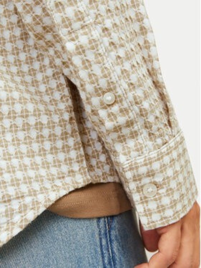 Jack & Jones Koszula Joshua 12260673 Beżowy Relaxed Fit