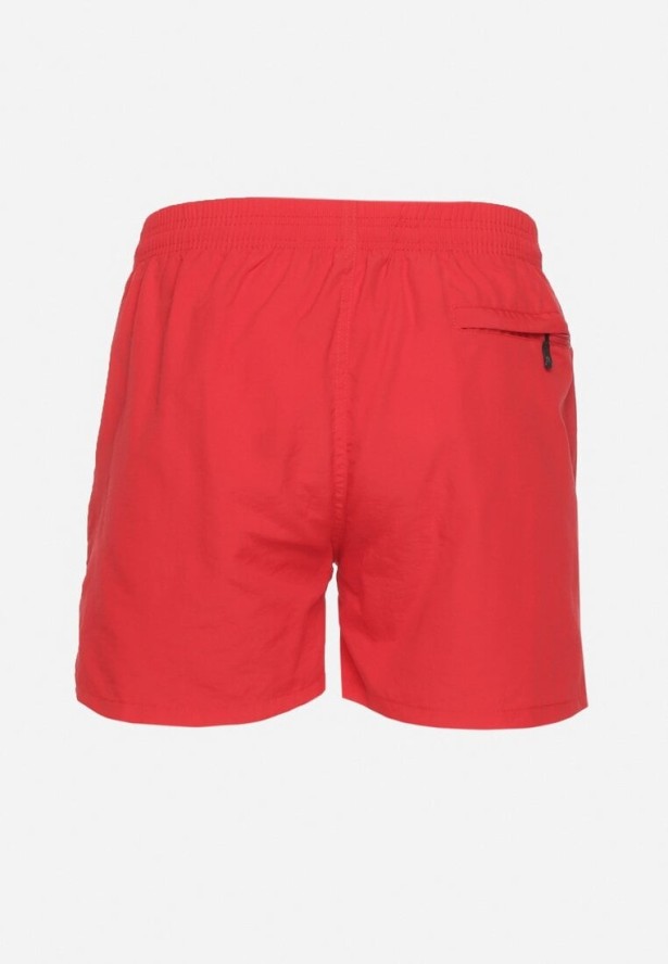 Czerwone Szorty Ozdobione Napisami Liravire