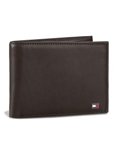 Tommy Hilfiger Portfel Eton Cc And Coin Pocket AM0AM00651/83361 Brązowy