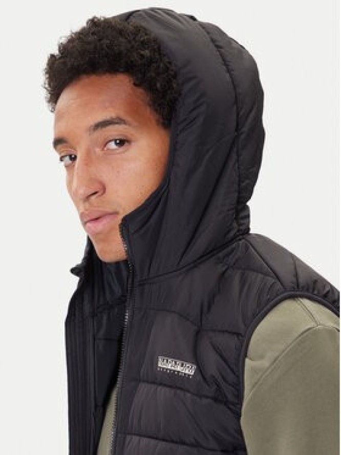 Napapijri Bezrękawnik A-Gesar V NP0A88U4 Czarny Regular Fit