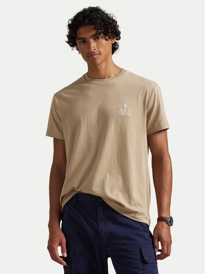 Polo Ralph Lauren T-Shirt 710981136502 Beżowy Regular Fit