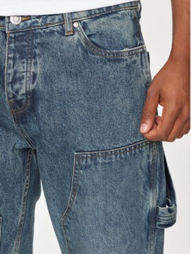 Brave Soul Jeansy MJN-COUNTY Niebieski Straight Fit