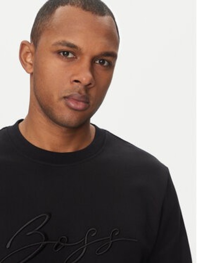 BOSS Bluza C-Soleri 70 50531310 Czarny Relaxed Fit