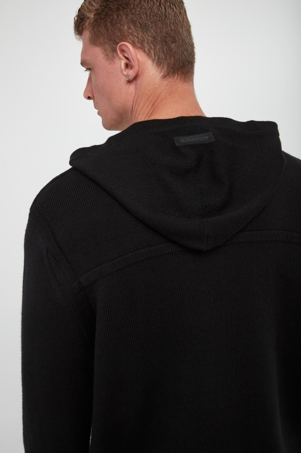 Sweter męski z wełną dziewiczą ARMANI EXCHANGE