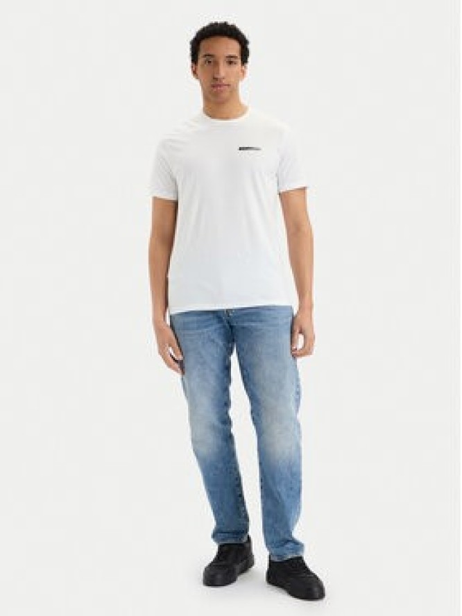 Calvin Klein T-Shirt SS 30s EU LV04LG810G Biały Slim Fit