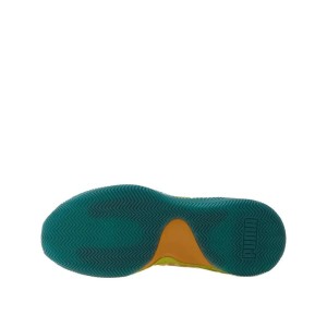 Buty PUMA HALI 1 Żółty Musztardowy/Zieleń Morska