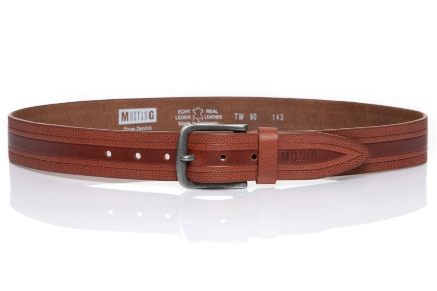 MUSTANG PASEK SKÓRZANY SOPO-MUS143 645 40mm Ledergürtel (RO39-2918A)