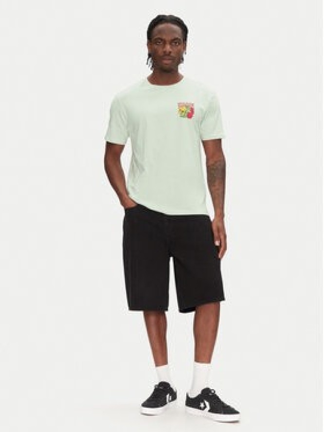 Volcom T-Shirt Tooflow A3512551 Zielony Classic Fit