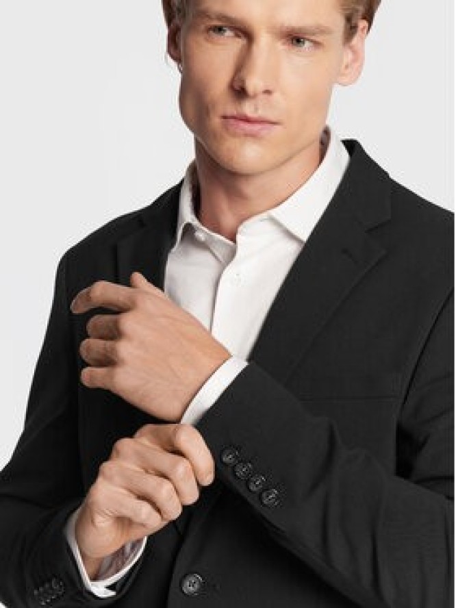 Lindbergh Garnitur 30-61040 Czarny Slim Fit