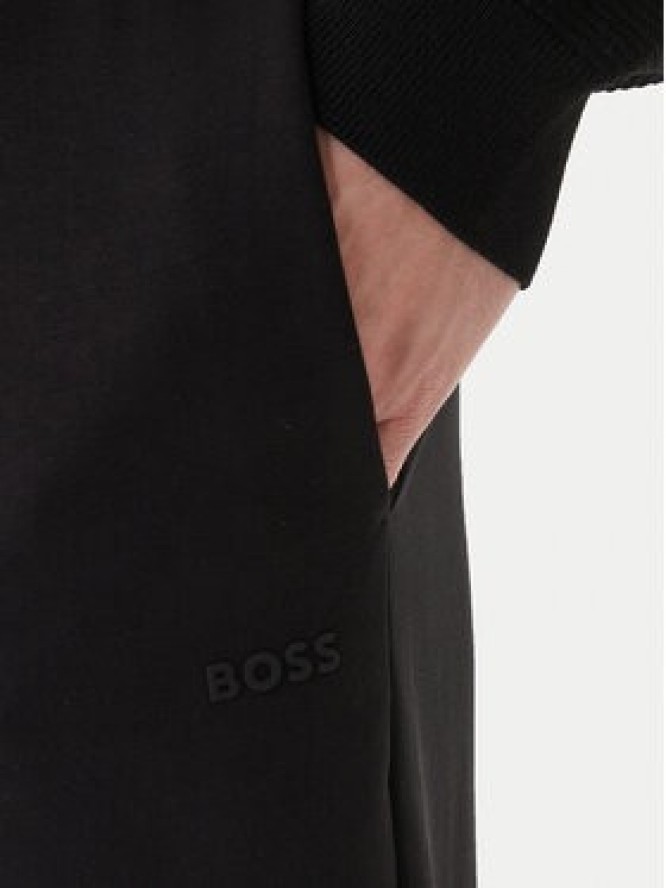 BOSS Spodnie dresowe Hadiko 50555505 Czarny Regular Fit