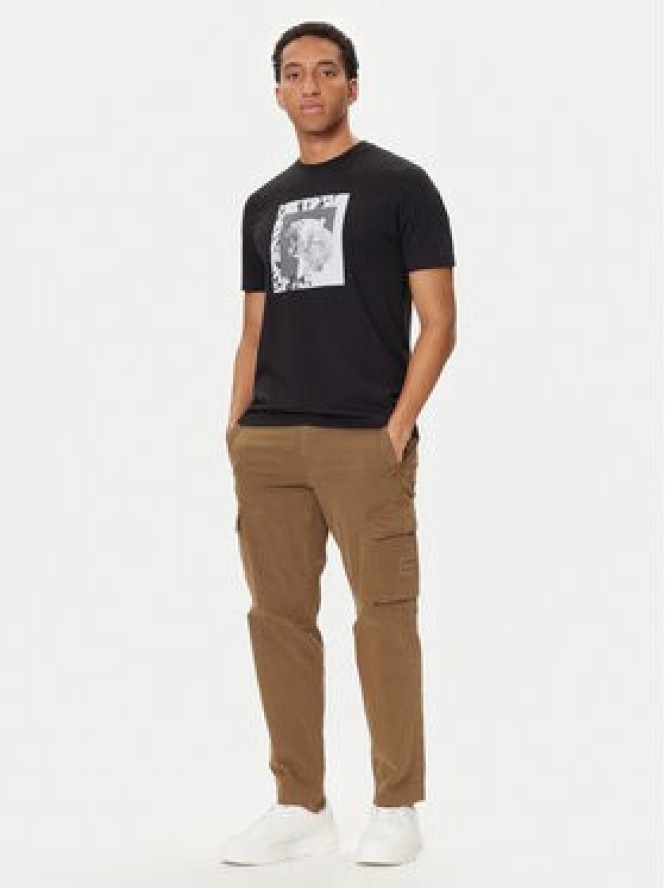 BOSS T-Shirt Lupo 50554615 Czarny Regular Fit