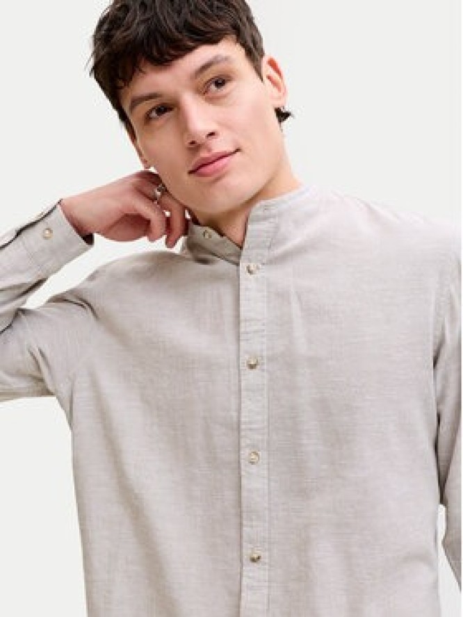 Jack & Jones Koszula Summer 12289184 Beżowy Regular Fit