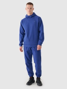 4F Spodnie dresowe joggery męskie - granatowe XL