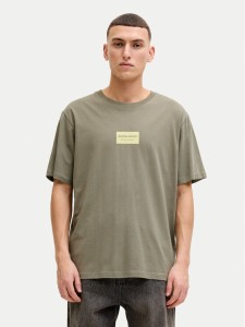 Jack & Jones T-Shirt Frank 12288092 Brązowy Relaxed Fit