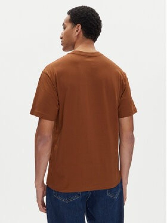 Vans T-Shirt Essential VN000HPZ Brązowy Loose Fit