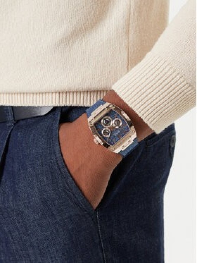 Guess Zegarek GW0786G2 Niebieski