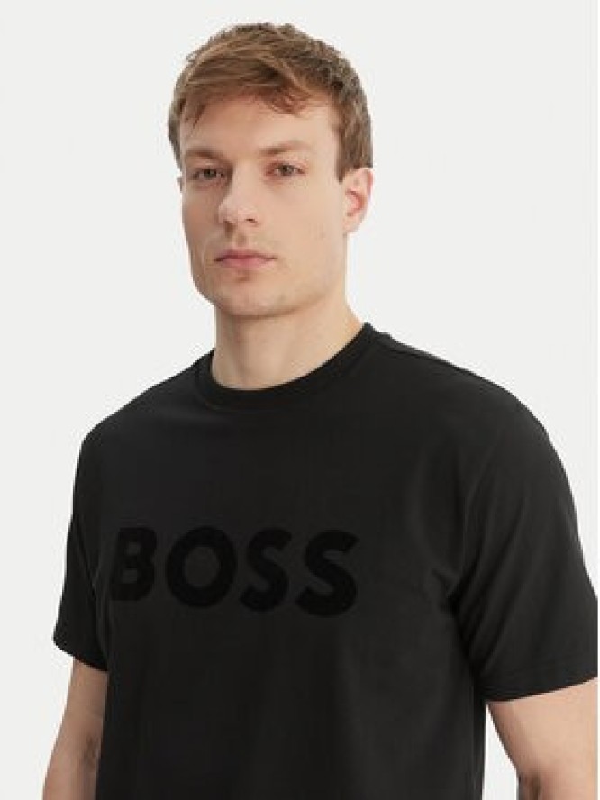 BOSS T-Shirt TS_Iconic Logo 50553636 Czarny Regular Fit