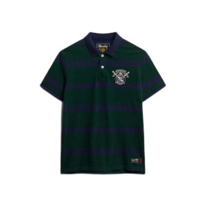 Koszulka polo w paski Superdry Crest