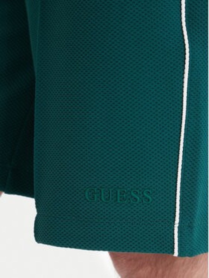 Guess Szorty sportowe Z6GD11 K3210 Zielony Regular Fit