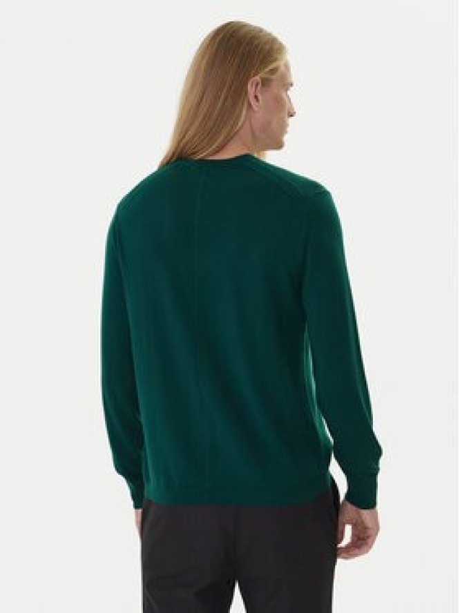 Calvin Klein Sweter LV04LB305G Zielony Regular Fit