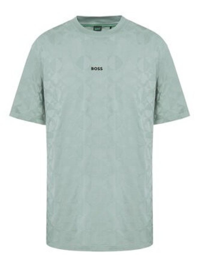 BOSS T-Shirt 50538184 Zielony Relaxed Fit