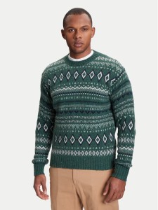 United Colors Of Benetton Sweter 1137K107V Zielony Regular Fit