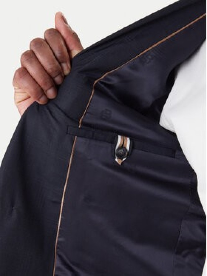 BOSS Garnitur H-Huge 50557259 Granatowy Slim Fit