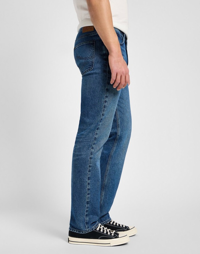 LEE MĘSKIE SPODNIE JEANSOWE WEST BLUE ABYSS 112355827 L70W008561