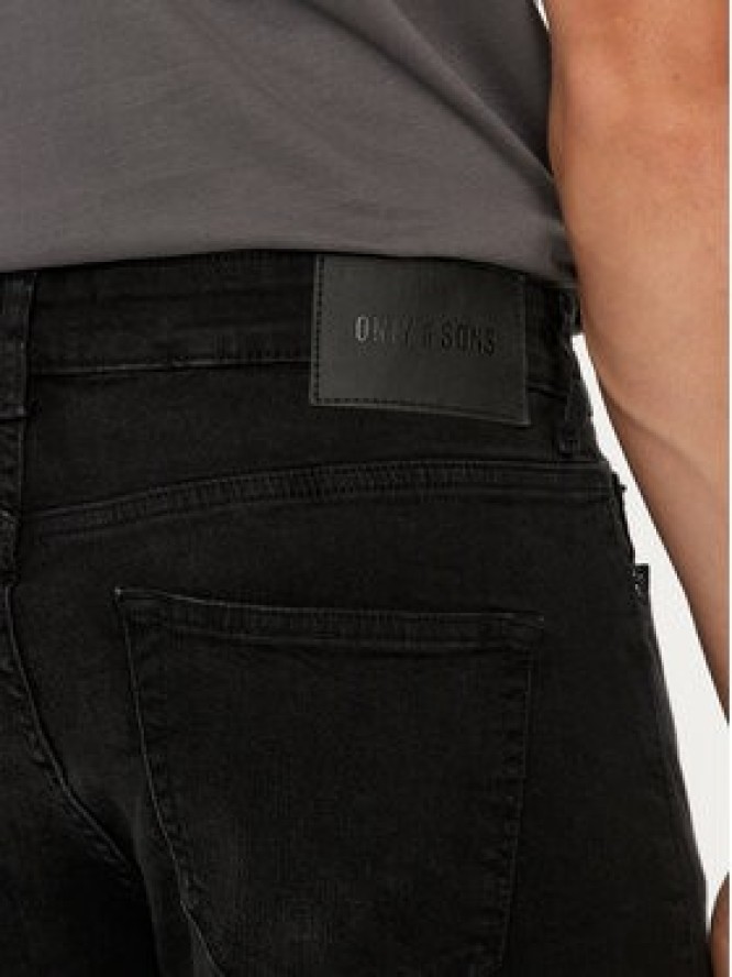 Only & Sons Jeansy Weft 22028638 Czarny Slim Fit