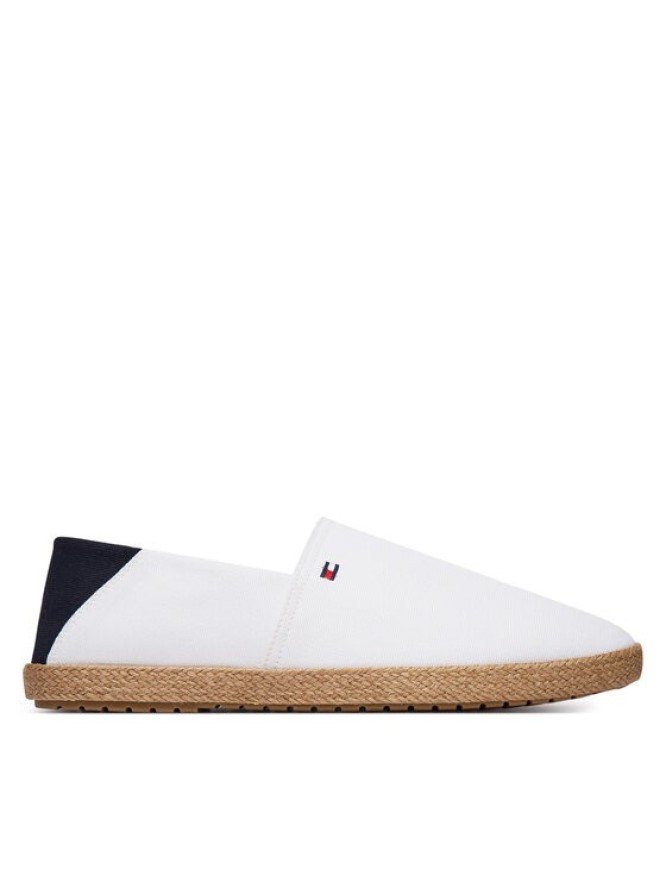 Tommy Hilfiger Espadryle Core Hilfiger Espadrille Textile FM0FM05792 Biały