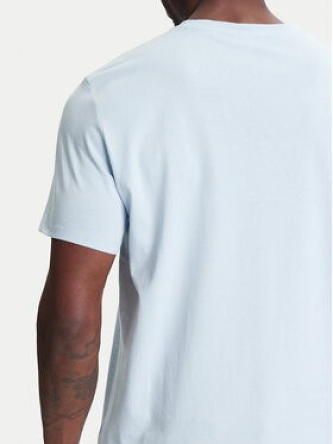 Calvin Klein Jeans T-Shirt LV040HM265 Niebieski Regular Fit