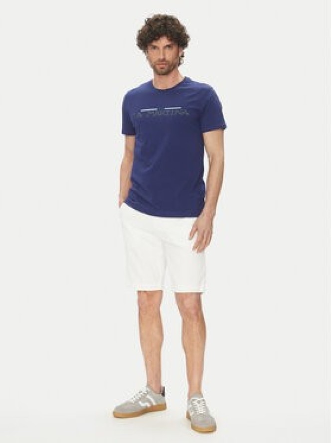 La Martina T-Shirt Aguer MAR304 JS206 Granatowy Regular Fit