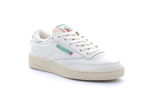 Sneakersy Reebok Club C 85 Vintage chalk white green