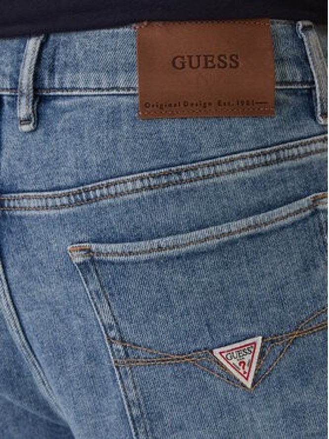 Guess Jeansy M6RA0P D0618 Niebieski Baggy Fit