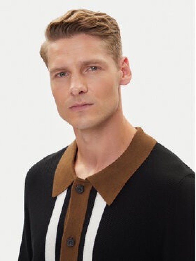 HUGO Kardigan Splon 50543770 Czarny Relaxed Fit