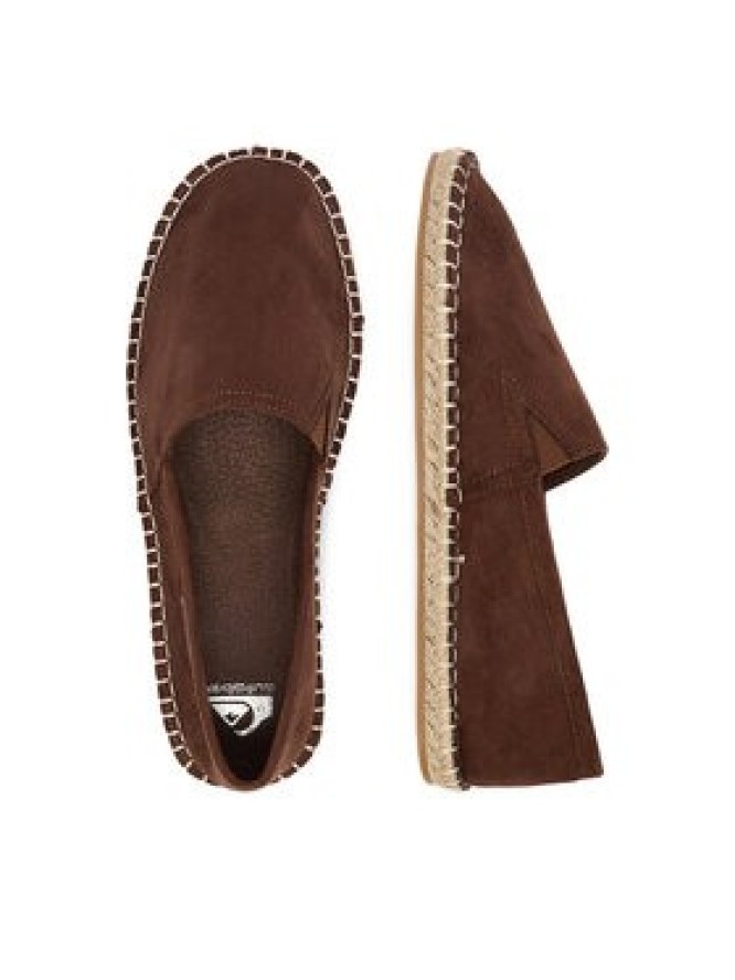 Quiksilver Espadryle EOHP-BARREL-01 Brązowy